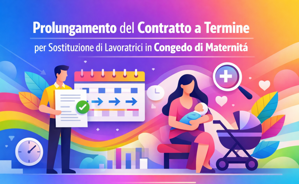 Sostituzione maternità 2026 - prolungamento contratto a termine