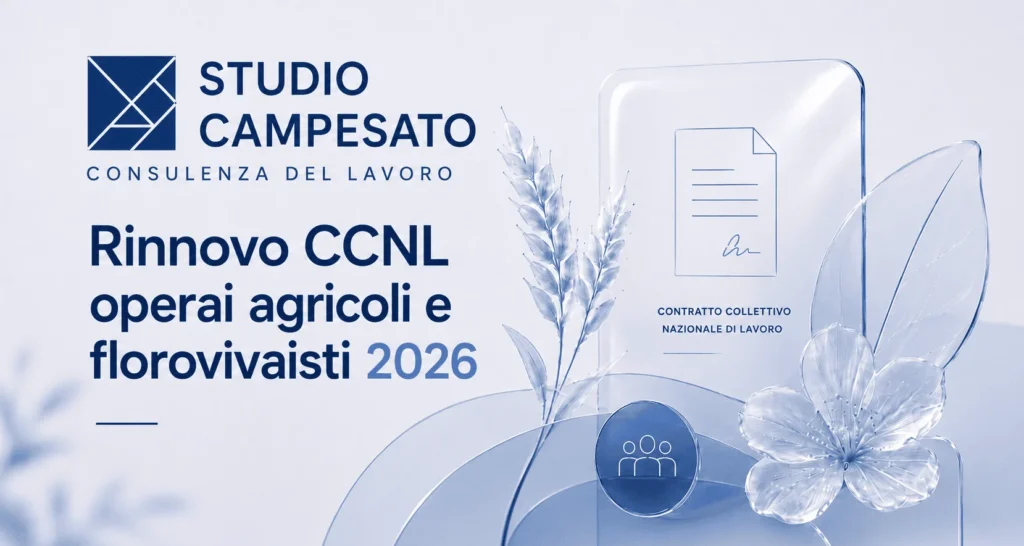 Rinnovo CCNL operai agricoli e florovivaisti 2026