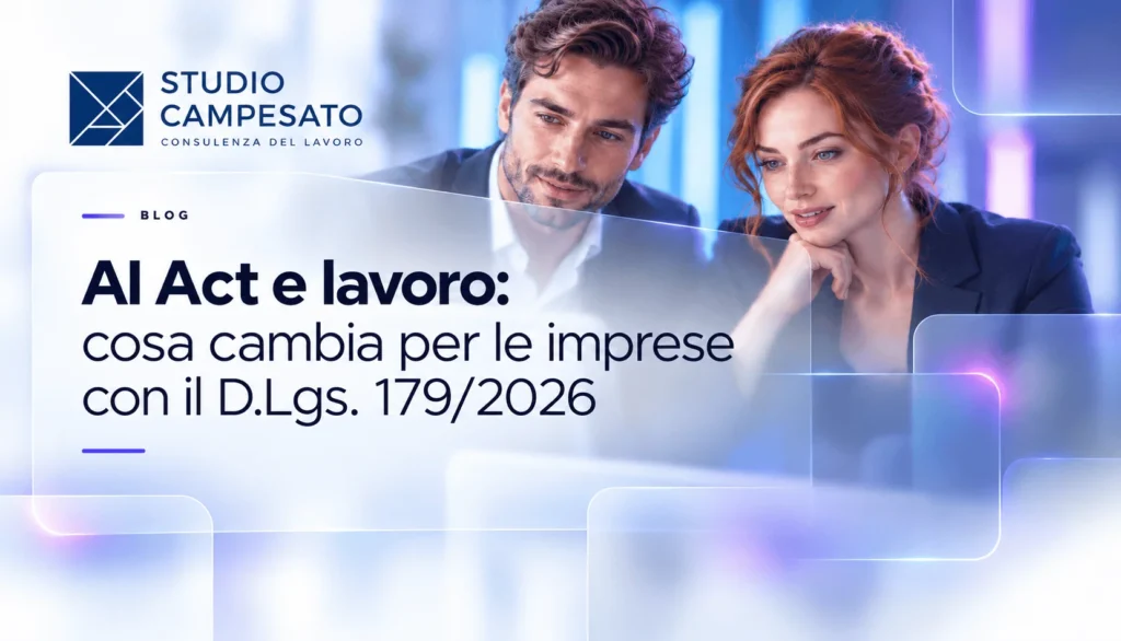 AI Act e lavoro - Cosa cambia con il D.Lgs. 179-2026