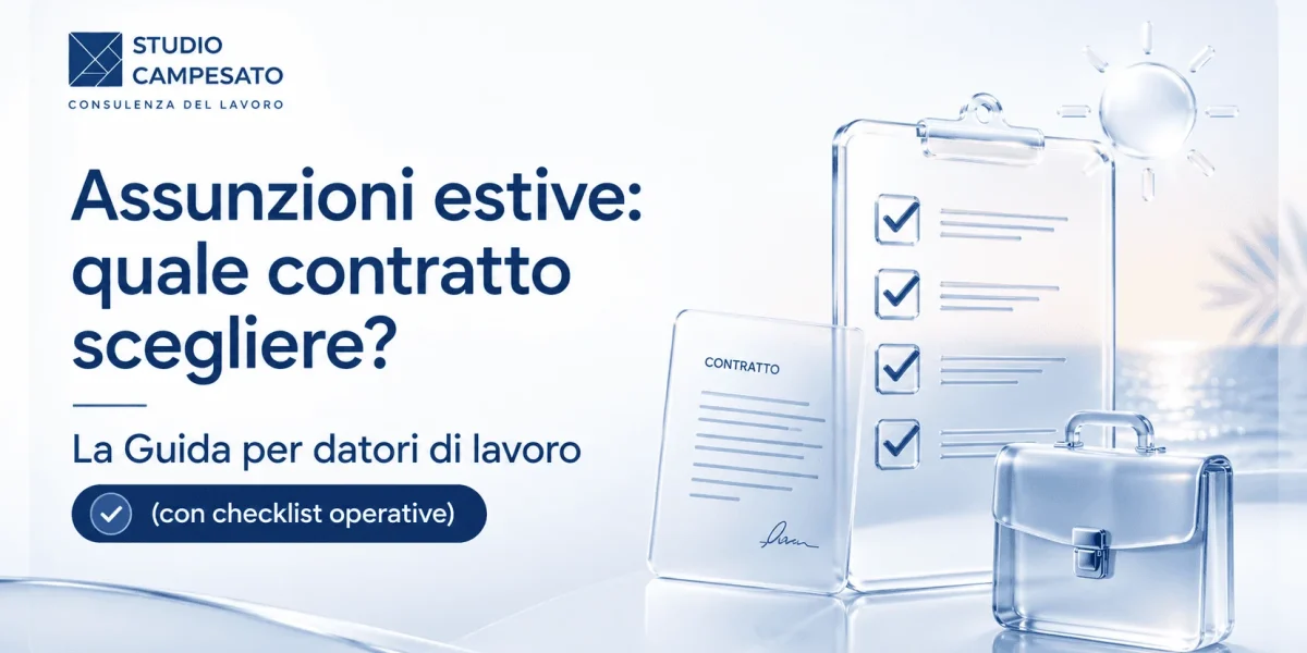 Assunzioni estive, quale contratto scegliere