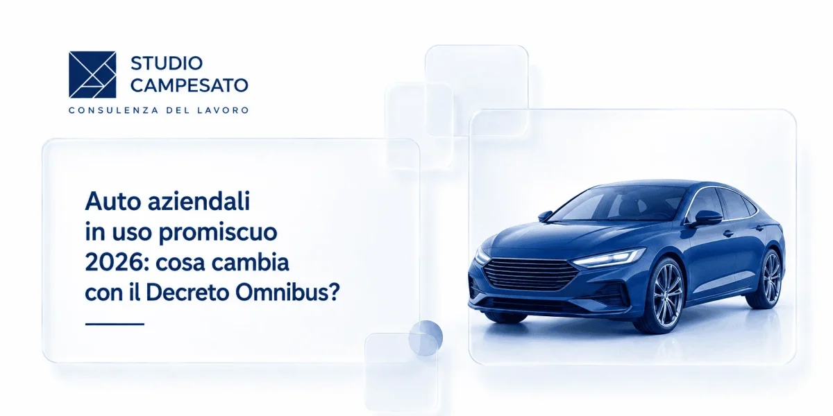 Auto aziendali uso promiscuo 2026