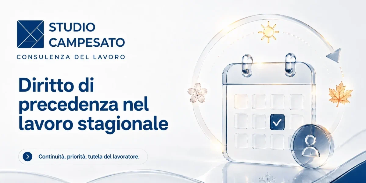Diritto di precedenza nel lavoro stagionale