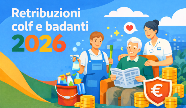 Retribuzioni colf e badanti 2026