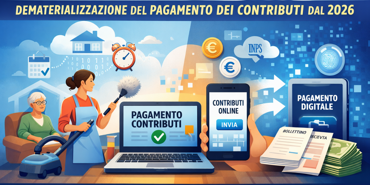 Lavoro domestico - Dematerializzazione contributi INPS 2026